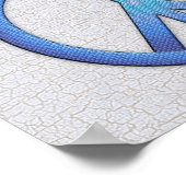 Blue Peace Poster (Ecke)