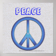 Blue Peace Poster