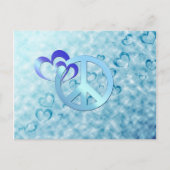 Blue Peace Postkarte (Vorderseite)