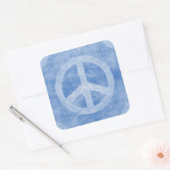 Blue Peace Sign Sticker (Umschlag)