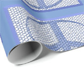 Blue Peace Zeichen Geschenkpapier (Rolleneckpunkt)