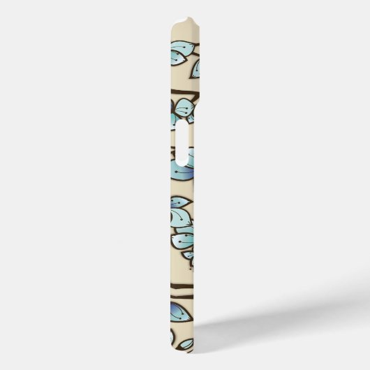 Blue Peach Cherry Blossom Parco Tassino Case-Mate iPhone Hülle (Rückseite / Rechts)