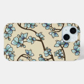 Blue Peach Cherry Blossom Parco Tassino Case-Mate iPhone Hülle (Rückseite (Horizontal))