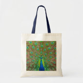 Blue Peacock #3 Tote Bag Tragetasche (Vorne)