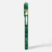 Blue Peacock Bird Phone Case (Rückseite / Links)