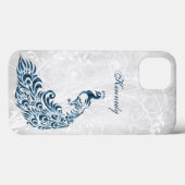 Blue Peacock Personalisiert iPhone X Gehäuse Case-Mate iPhone Hülle (Rückseite (Horizontal))