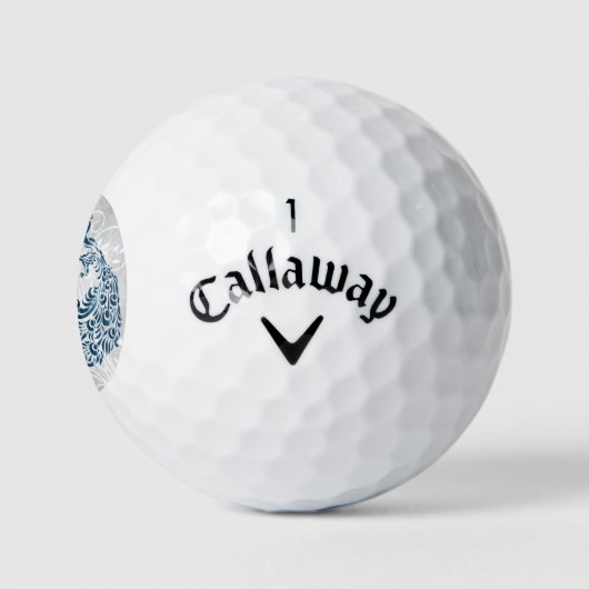 Blue Peacock Personalisierte Golfplätze Golfball (Logo)