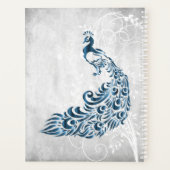 Blue Peacock Personalisierter Planer (Rückseite)