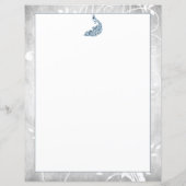 Blue Peacock Stationery (Rückseite)