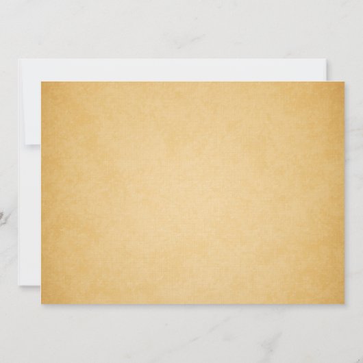 Blue Peacocks Vintage Probe Abendessen Einladung (Rückseite)