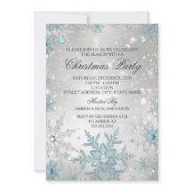 Blue Pearl Crystal Snowflake Weihnachts-Party