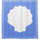 Blue Pearl Duschvorhang (Vorderseite)