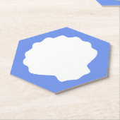 Blue Pearl Paper Untersetzer (angewinkelt)