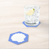 Blue Pearl Paper Untersetzer (Vor Ort)
