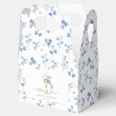 Blue Pearls & Prosecco Brautparty Vielen Dank Geschenkschachtel (Geöffnet)