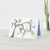 Blue Pee in a Pod Magic Garden Kinderduschkarte Karte (Rückseite)