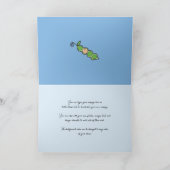 Blue Pee in a Pod Magic Garden Kinderduschkarte Karte (Innenseite)