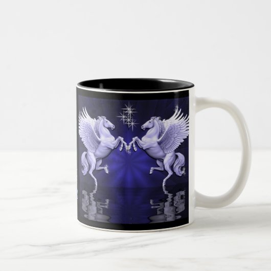 Blue Pegasus Reflections Kaffeezubereitung Tasse (Rechts)