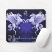 Blue Pegasus Reflections Maus Pad Mousepad (Mit Mouse)