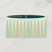 Blue Pen Style Visitenkarte (Rückseite)