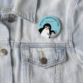 Blue Penguin Awareness Day Button (Beispiel)