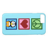 Blue Penguin Case-Mate iPhone Hülle (Rückseite (Horizontal))