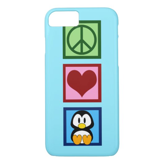 Blue Penguin Case-Mate iPhone Hülle (Rückseite)