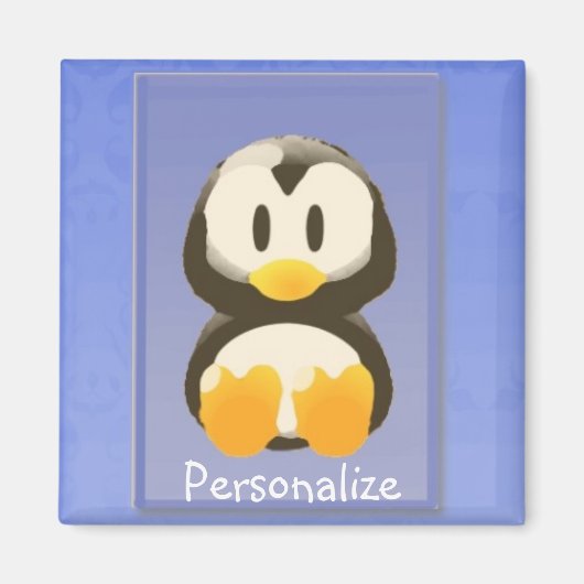 Blue Penguin Magnet (Vorne)