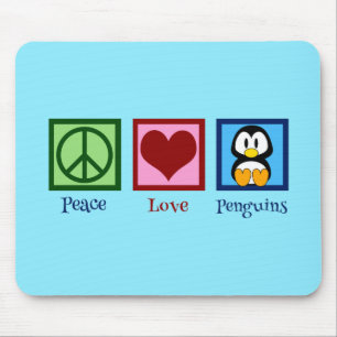 Blue Penguin Mousepad