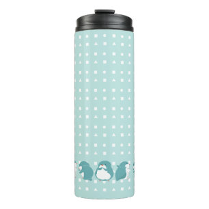 Blue Penguin Thermosbecher