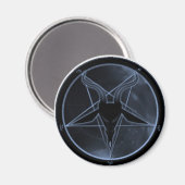 Blue Pentagram Magnet (Vorderseite/Rückseite)