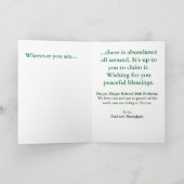 Blue Pentagramm Royale Karte (Innenseite)