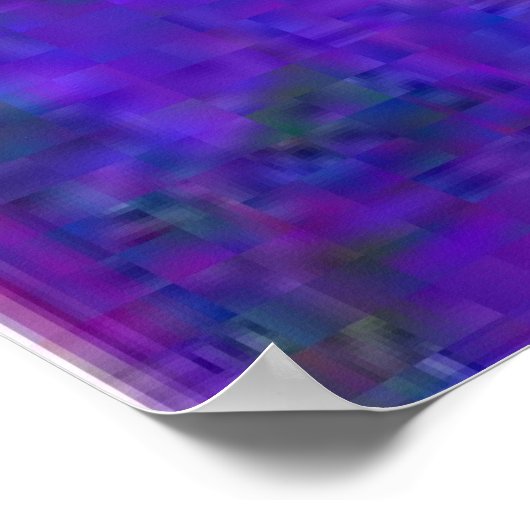 Blue Pentagramm Royale von JudyMarisa Poster (Ecke)