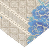 BLUE PEONIES & DAMASK ~ Tischläufer (Ecke)