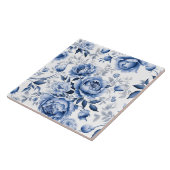 Blue Peonies Fliese (Seite)