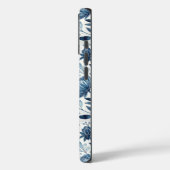 Blue Peony Garden Watercolor Case-Mate iPhone Hülle (Rückseite / Links)