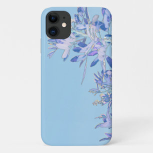 Blue Pepper Tree Blätter iPhone 11 Fall Case-Mate iPhone Hülle