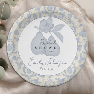 Blue Perfect Pear Brautparty Paper Teller