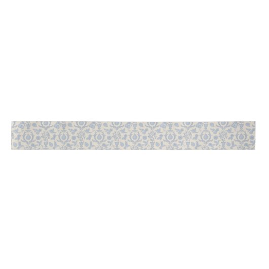 Blue Perfect Pear Damask Brautparty Ribbon Satinband (Vorderseite)
