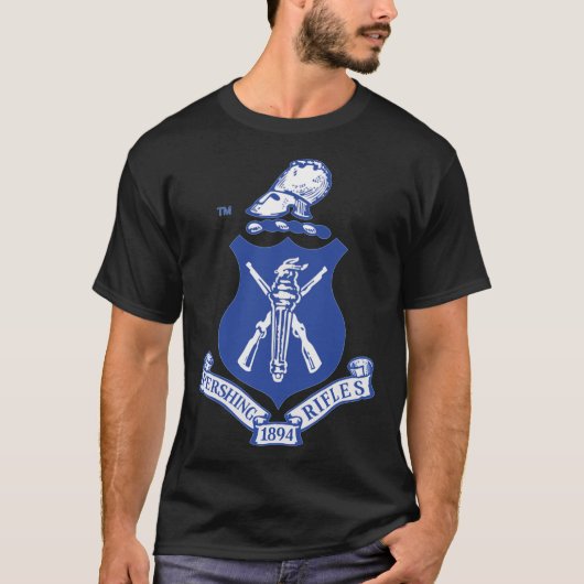 Blue Pershing Rifles Classic . Wesentlicher T - Sh T-Shirt (Vorderseite)