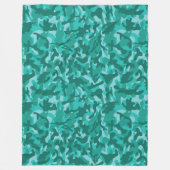 Blue Persian Camouflage Fleecedecke (Vorderseite)