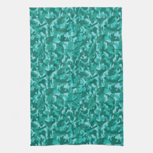 Blue Persian Tarnung Geschirrtuch (Vertikal)