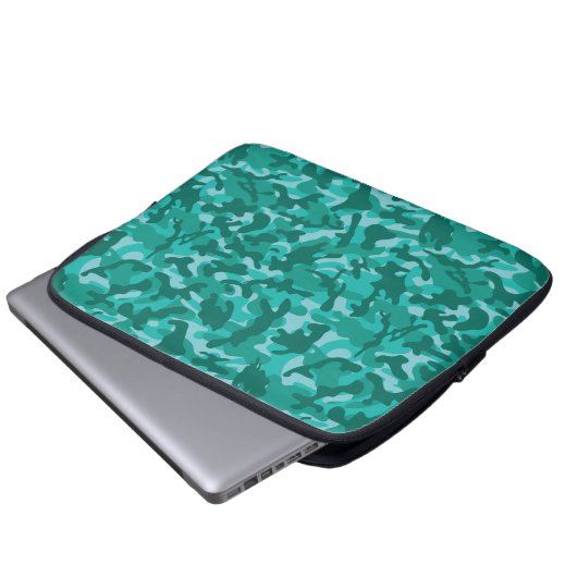 Blue Persian Tarnung Laptopschutzhülle (Vorne Knopf)