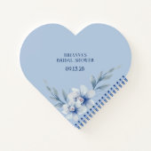 Blue Personalisiert Advice for Bride Keepake Notizblock (Rückseite)