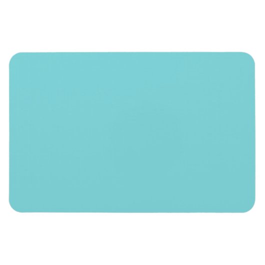Blue Personalisiert Aqua Aquamariner Hintergrund a Magnet (Horizontal)