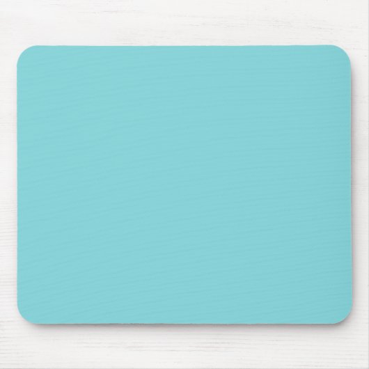 Blue Personalisiert Aqua Aquamariner Hintergrund a Mousepad (Vorne)