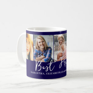 Blue Personalisiert Best Friends Foto Kaffeetasse