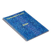 Blue Personalisiert Gymnastics Coach Notebook Notizblock (Rechte Seite)