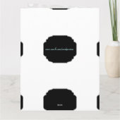 Blue personalisiert Happy 101. Geburtstag Karte (Rückseite)