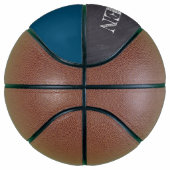Blue Personalisiert Name Ball Player Nummernätzung Basketball (Rechts)